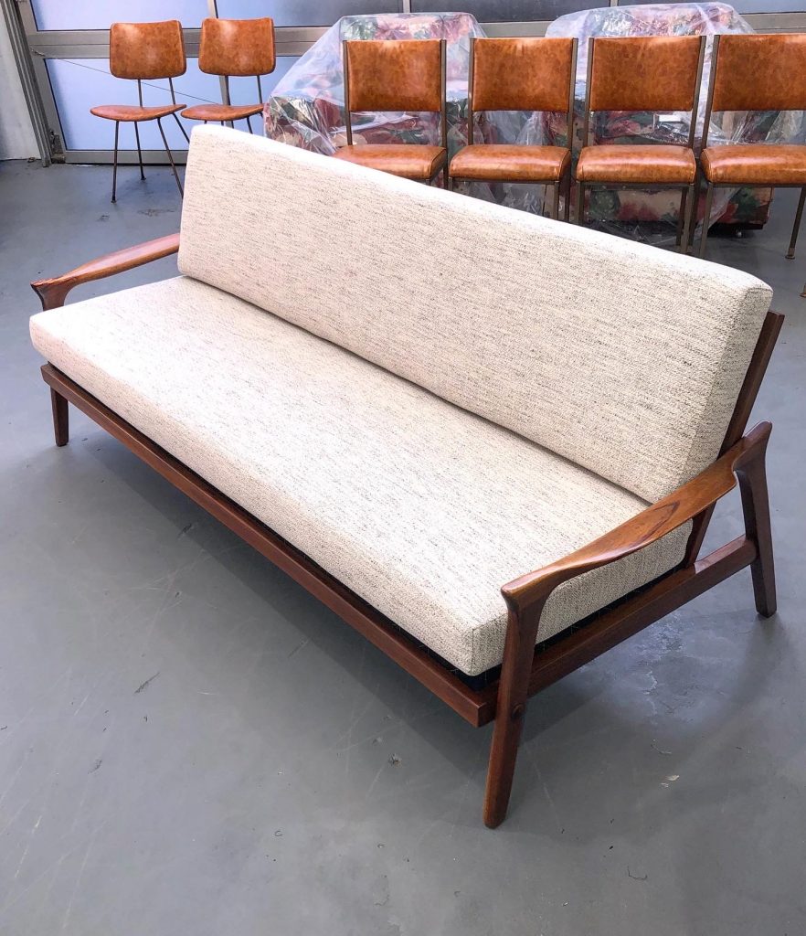 Fully restore and reupholster mid century daybed... see more